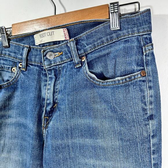 Levis 515 Bootcut Medium Wash Mid Rise Flare Classic Bootcut Jeans Size 32 x 33 - Picture 4 of 8